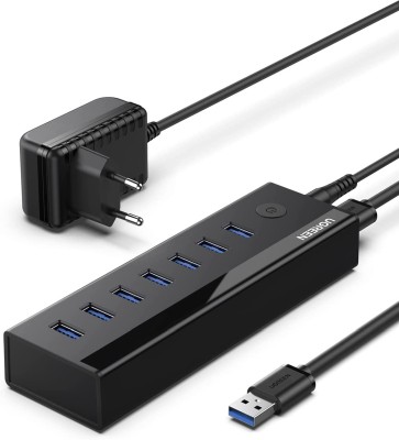 UGREEN USB 3.0 Hub 7 Portar 5Gbps USB Multiport Hub med 5V/ 2A Strömförsörjning