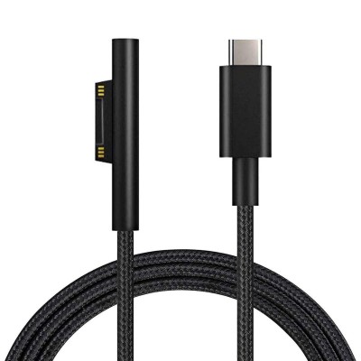 laddkabel till Microsoft Surface Pro 7/6/5/4/3, Go3/2/1 - USB-C