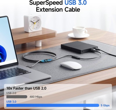 1m USB3.0 förlängningskabel - Svart#2