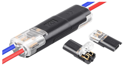 Kontakt 2-ledare kablar 12v 18.22 AWG - Vattenskyddade#3