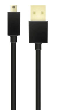 Qnect USB 2.0 kabel, A - B Mini, 2 m