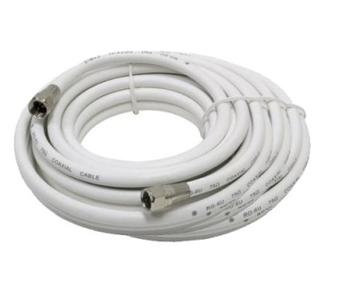 Koaxial kabel / Antenn 25m inkl. F-kontakter