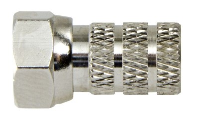 F-Kontakt Twiston RG59T för Koaxialkabel, twist-on för RG59T kabel 0,8/3,6