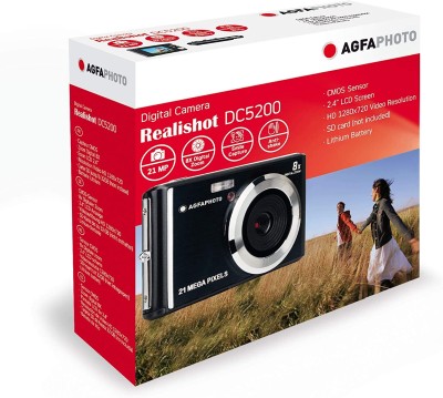 Kompakt Digitalkamera 21 Mp, CMOS-sensor, 8x Digital zoom och LCD-skärm, Silver#3