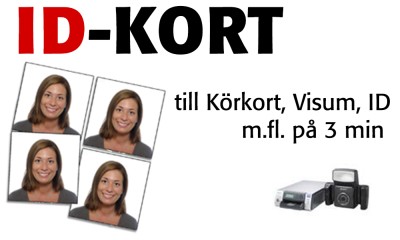 ID-Foto, Körkort - Drop in, vi tar bilderna direkt!