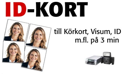 ID-Foto, Körkort - Drop in, vi tar bilderna direkt!