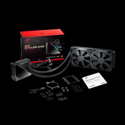 Asus ROG Ryujin 240, 2x120mm, inkl. AM5 + Intel 1700/1851 bracket - Svart#9