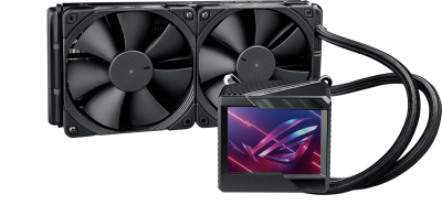 Asus ROG Ryujin II, 240mm, 3.5" LCD, 2 x Noctua iPPC 2000 PWM 120mm fläktar - Svart