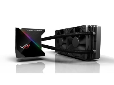 Asus ROG Ryujin 240, 2x120mm, inkl. AM5 + Intel 1700/1851 bracket - Svart