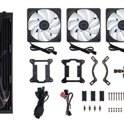 Cooler Master ML 360L Core Kylare (svart) 360mm, LGA1851, LGA1700, LGA1200, AM5, AM4, 12 dBA, ARGB#8