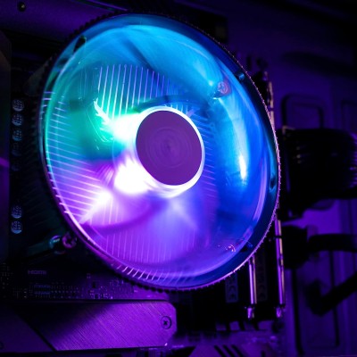 Cooler Master i70C CPU Luftkylare för Intel LGA 1700 Socket - 70mm Lågprofil, Aluminium och Koppar Kylfläns, Tyst PWM Fläkt 120mm (37.08 CFM, 1.33 mmH2O, 28 dBA, 650-1800 RPM) - ARGB Kompatibel#4