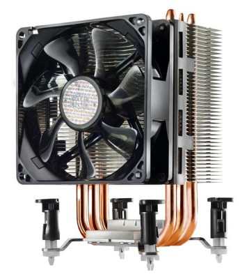Cooler Master Hyper TX3i, Intel 775/1150/1151/1155/1156, 92 mm fläkt, 17-30 dB