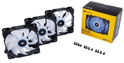 Corsair AF120 LED Blue 120mm, Triple Pack