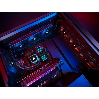 Corsair iCUE H150i ELITE, 360mm, 3x120mm fläktar, aRGB - Svart 1851, 1700 AM4, AM5#7