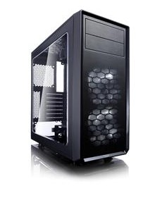 Fractal Design Focus G Black, ATX, 2x120mm LED-fläktar - Svart