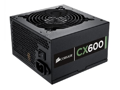 Corsair CX600 600W, ATX v2.3, 120 mm fläkt, 80PLUS Bronze