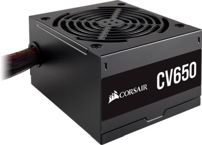 Corsair CV650 650W, 120 mm fläkt, 80PLUS Bronze