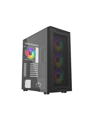 DUTZO C731 Mesh TG ARGB - Chassi - Miditower - Svart