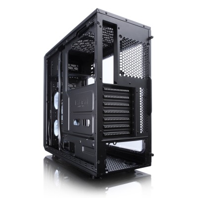 Fractal Design Focus G Mini Black, MicroATX, 2x120mm LED-fläktar - Svart#2