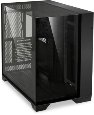 Lian Li O11 Vision Black, ATX, Tempered Glass - Svart