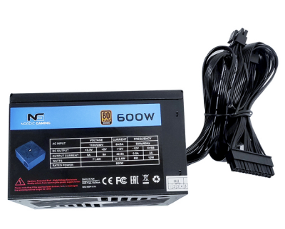 Nordic Gaming Nätdel 600 Watt 80+ Bronze#3