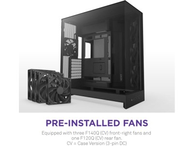 NZXT H9 Flow Mid Tower (svart)#3