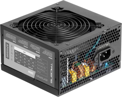 Tacens Anima ATX 500W nätaggregat 85+ Bronze, lämplig till OfficePc, med 120 mm tyst fläkt EJ GPU