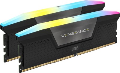 32 GB (2x16GB) DDR5-6000 Corsair Vengeance RGB CL38, XMP - Svart