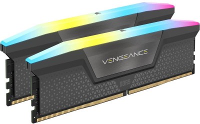 32 GB (2x16GB) DDR5-6000 Vengeance RGB CL30, AMD EXPO - Grå