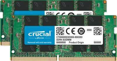 16 GB (2x8GB) DDR4-3200 SODIMM Crucial, CL17