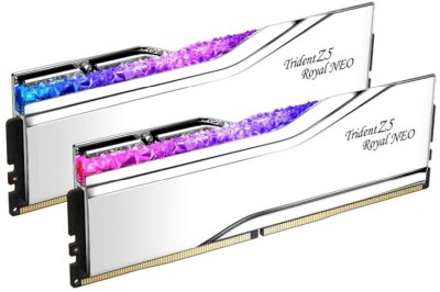 32 GB (2x16GB) DDR5-8000 G.Skill Trident Z5 Royal Neo RGB Silver CL38, AMD EXPO