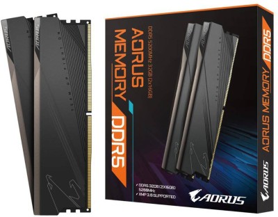 32 GB (2x16GB) DDR5-5200 Gigabyte AORUS CL40, XMP