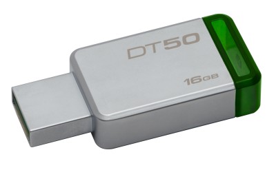 16 GB Kingston DataTraveler50 Metall/Grön