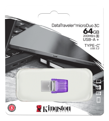64 GB Kingston DataTraveler microDuo 3C G3, USB 3.0/USB-C#2
