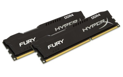 8 GB (2x4GB) DDR4-2666 Kingston HyperX Fury Black CL15