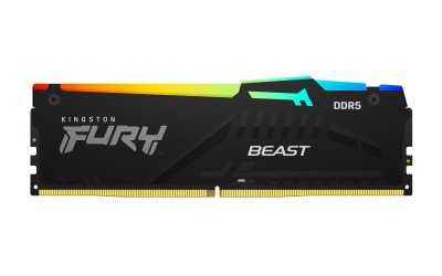64 GB (2x32GB) DDR5-5600 Kingston FURY Beast Black RGB CL36, AMD EXPO - Svart#3