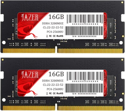 32 GB kit (2 x 16 GB) DDR4 SODIMM 3200 MHz CL22