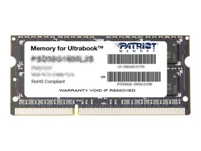 8 GB DDR3L Patriot 1600MHz CL11 Ikke-ECC SO-DIMM 204-PIN