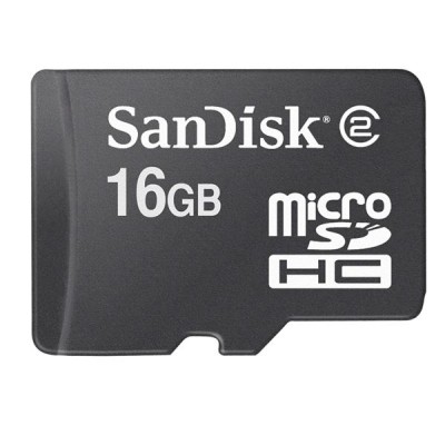 SanDisk minneskort, microSDHC Class 4, 16GB