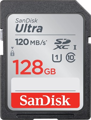 SanDisk Ultra - Flash-minneskort - 128 GB - UHS-I U1 / Class10 - SDXC UHS-I