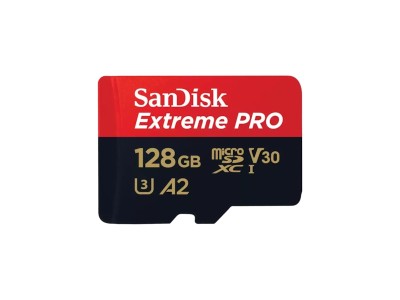 SANDISK MicroSDXC Extreme Pro 128GB 200MB/s A2 C10 V30 UHS-I