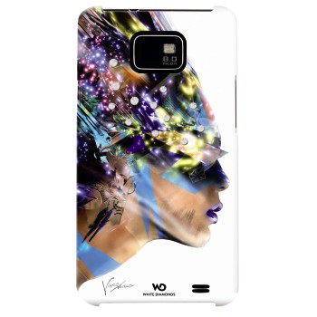 White Diamonds Nafrotiti Vit Samsung S2 Skal