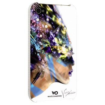 White Diamonds Nafrotiti Vit iPhone 4s Skal
