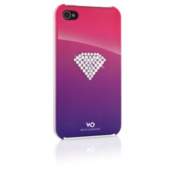 White Diamonds Rainbow Rosa iPhone 4s Skal
