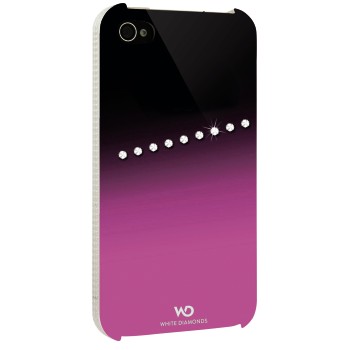 White Diamonds Sash Pink iPhone 4s Skal