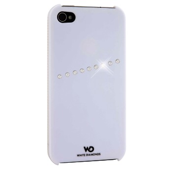 White Diamonds Sash Vit iPhone 4s Skal