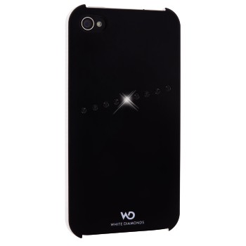 White Diamonds Sash Svart iPhone 4s Skal