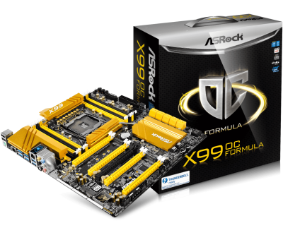 AsRock X99 OC Formula, Intel 2011-3, X99, SLI+CrossfireX, 3xPCI Express, ATX, 8xDDR4 3400+, M.2 + SATA3 RAID, 7.1-audio, USB 3.0, GigaLAN / Bulk - Saknar org. Kartong. / 6 mån garanti