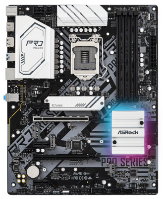 ASRock Z590 PRO 4 - Intel LGA1200 10th+11th Gen, 4xDDR4, 3xM.2 + SATA3, PCI Express, ATX, HDMI, USB 3.2, 7.1 audio, GigaLAN / DEMOEX#2