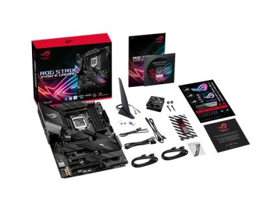 Asus ROG STRIX Z490-E Gaming, Intel LGA1200, Z490, 2xPCI Express, SLI/CrossFireX, ATX, 4xDDR4, 2xM.2 + SATA3 RAID, HDMI/DP, USB-C, ROG SupremeFX Audio, GigaLAN, Aura Sync#3